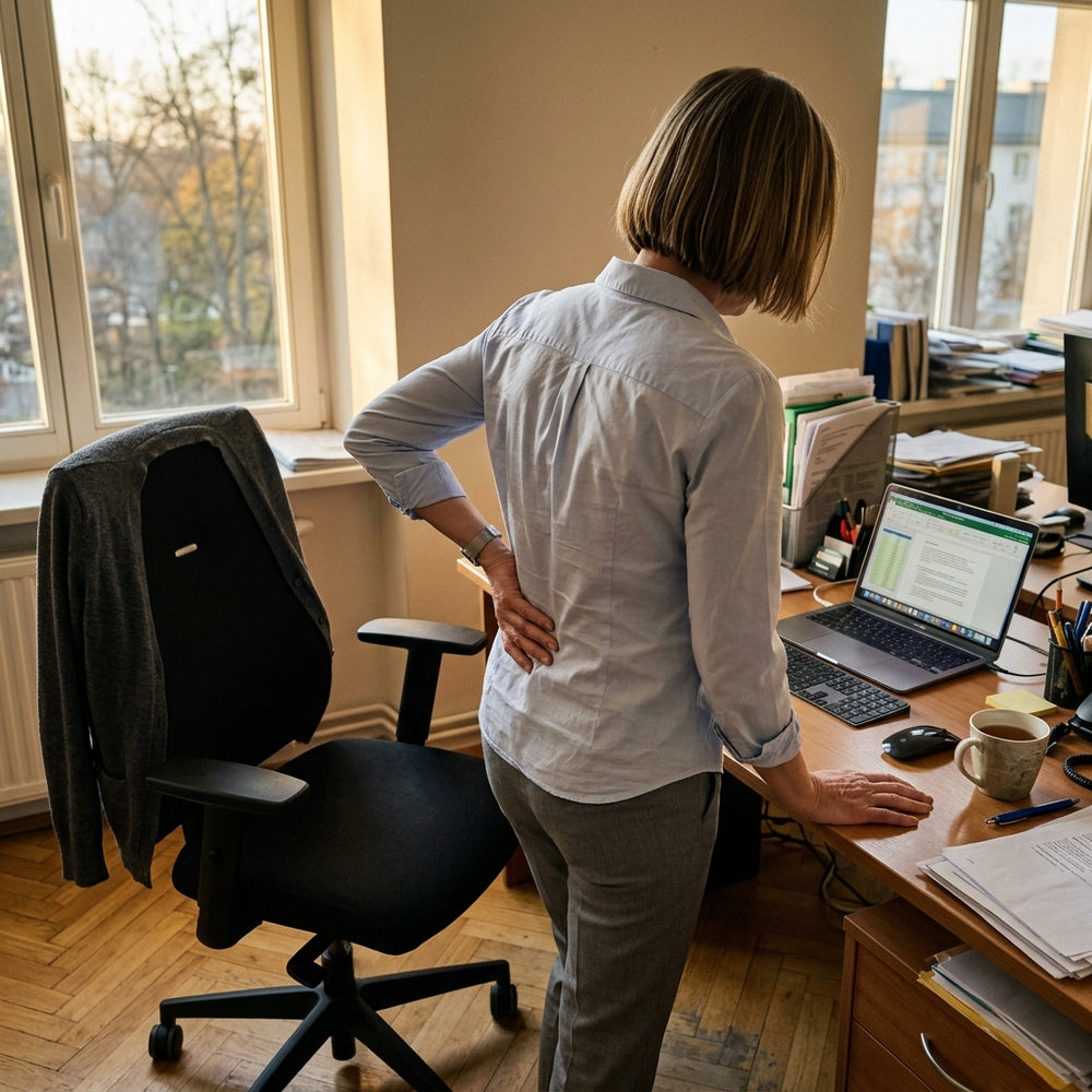 Elle s'est fracturé le coccyx il y a des années.
