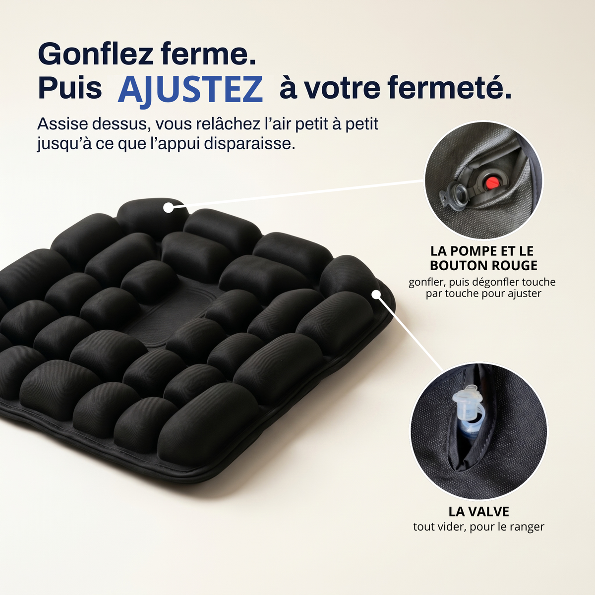 Coussin à cellules d'air ASSIDU